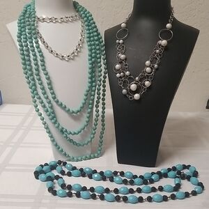 💥REDUCED VINTAGE NECKLACES, 5 / 1 Price EUC, Ck Listing For Lengths & Color #59